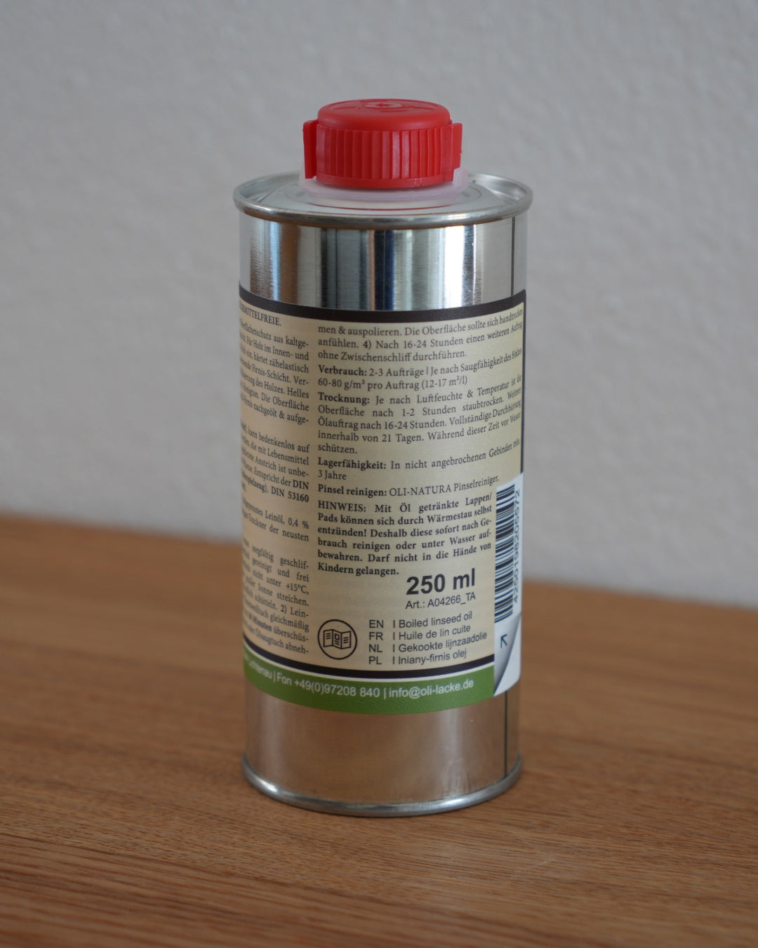 Leinöl-Firnis 250 ml